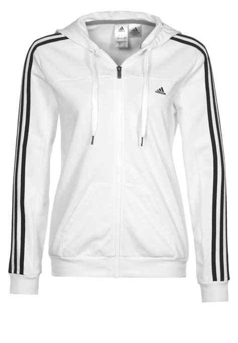 adidas zipper weiß|Adidas full zip sweatshirt.